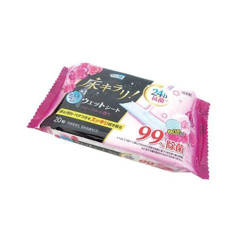 クリンクルフローリングウェット フローラル20枚