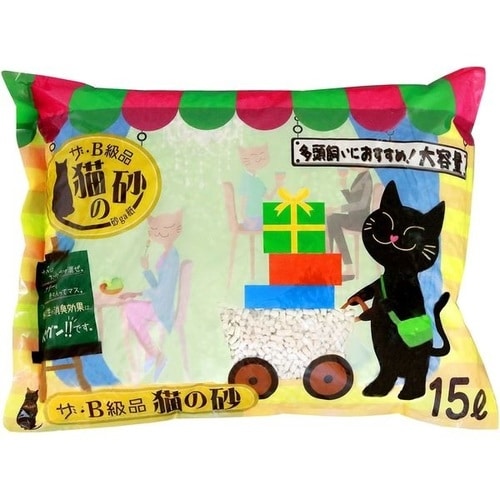 紙製猫砂 ザ・B級品猫の砂15L大容量