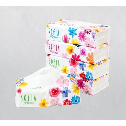 ソフィアタッチエコソフトパックティシュ150W5P