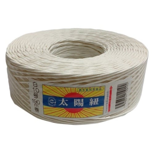 太陽紙ひも白10号190m(1.88mm)
