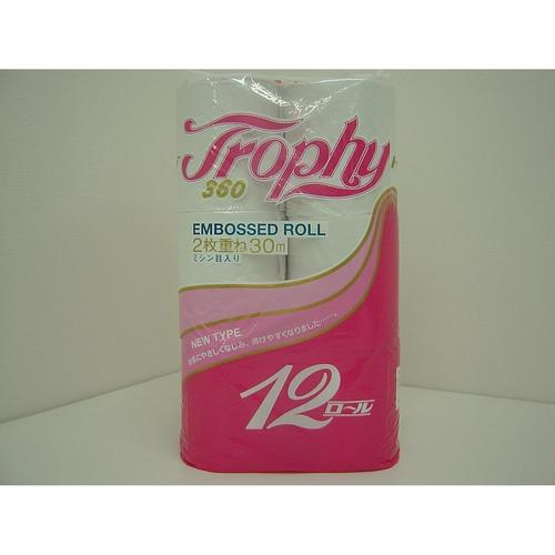 トイレットペーパートロフィー12ロールダブル30m