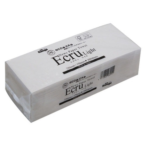 ニューズタオルエクリュライトエコノミー200枚小判