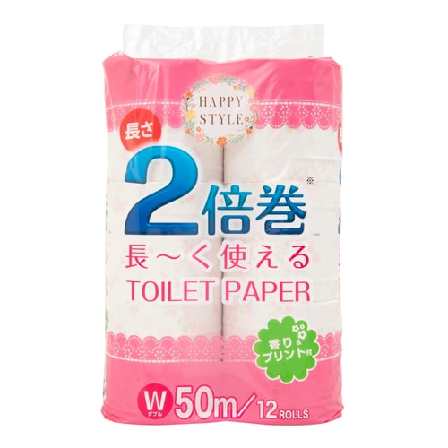 ハッピースタイル2倍巻プリント12Rダブル50m