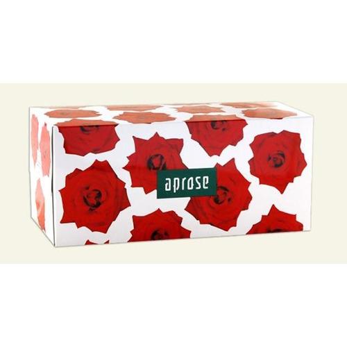 保湿ペーパーアプローズBOX220Wローズ柄