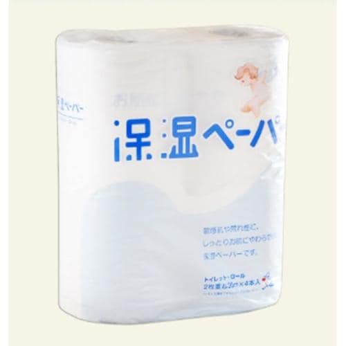 保湿トイレットペーパー4ロールダブル30m
