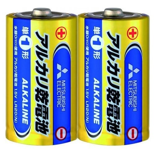 三菱アルカリN単1/2本パックLR20N/2S