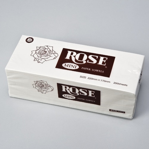 ローズペーパータオルミニ200枚(40入)