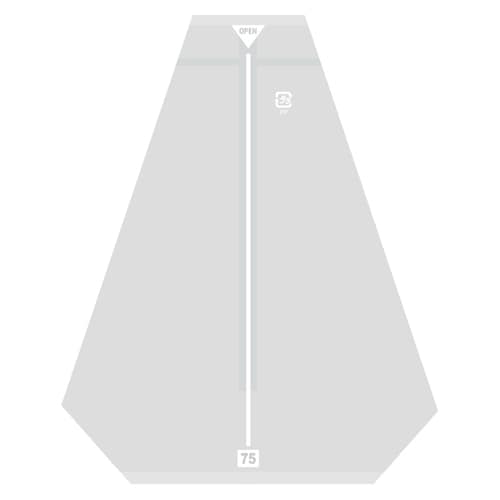 サンドイッチ袋75 イージーカット ライン白×10