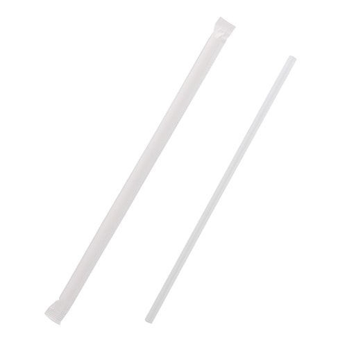 ヘイコーストレートストロー6×21クリア単袋30束