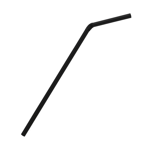 ヘイコーフレキシブルストロー6×21黒 裸 30束