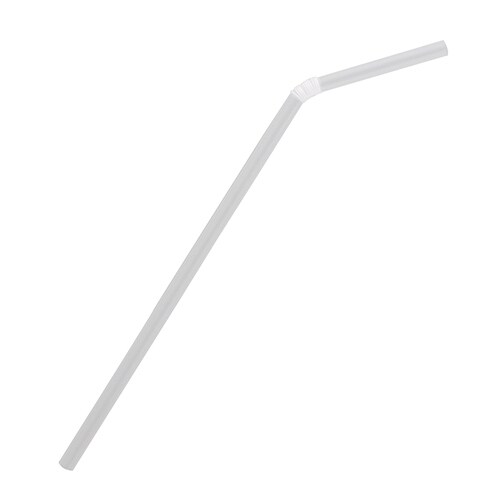 ヘイコーフレキシブルストロー6×21クリア裸30束