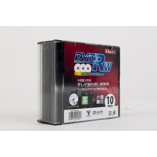 DVD−RW2倍速 スリム1ケース(120枚入)