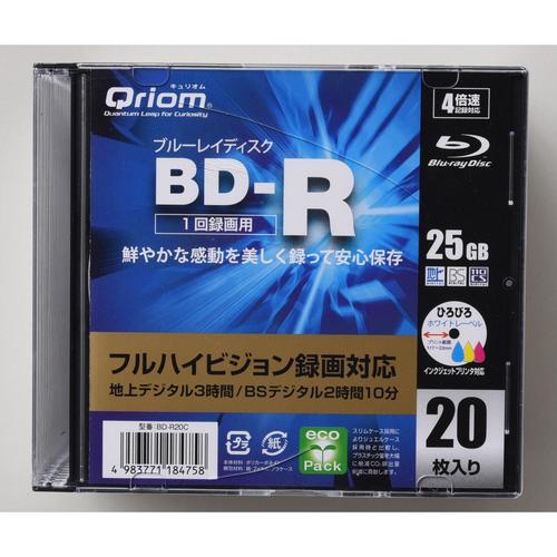 BD−R16倍速 スリム1ケース(120枚入)