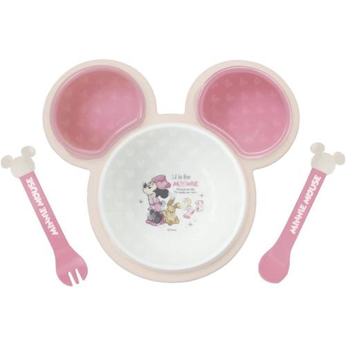 ミニーマウス 片手で持てる離乳食パレット
