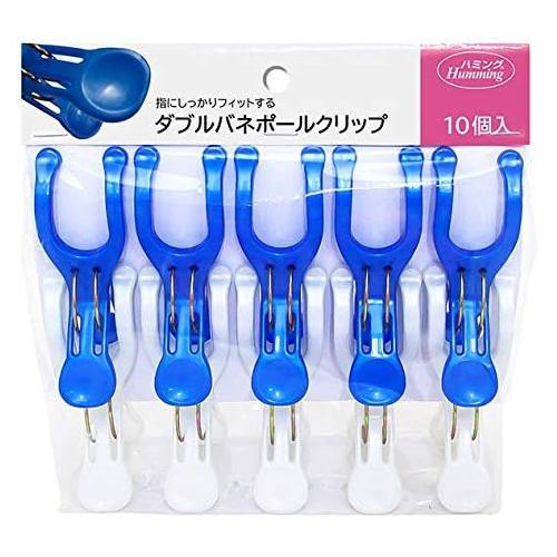 ダブルバネポールクリップ 10個組 4セット