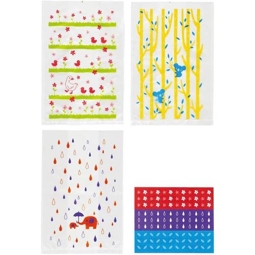 ミニプリントポリ袋 70枚入 3セット