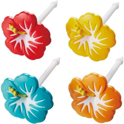 お弁当 ハイビスカス ピック 4本入 4セット