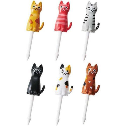 シンプルキャット ランチピック 6本入 3セット