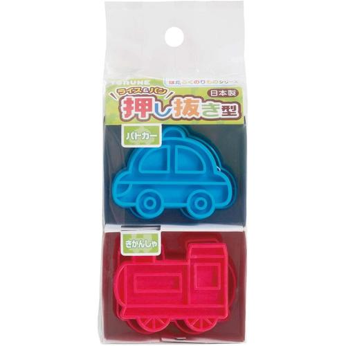 ライス&パン押し抜き型パトカーきかんしゃ 6セット