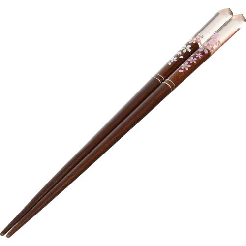 食洗箸 アクリア桜色 21cm 2セット
