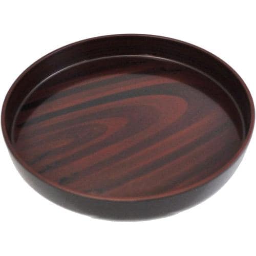 丸盆 平安杢 30cm