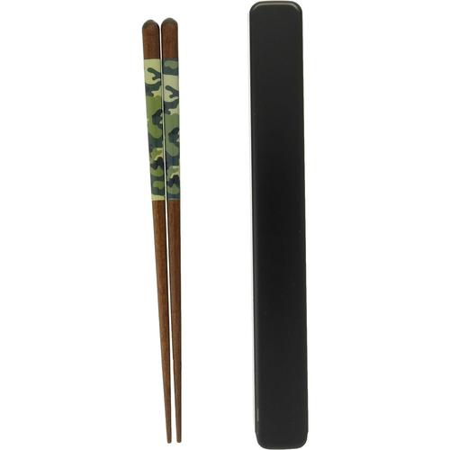 箸箸箱セット ワイルドサファリ グリーン 2セット