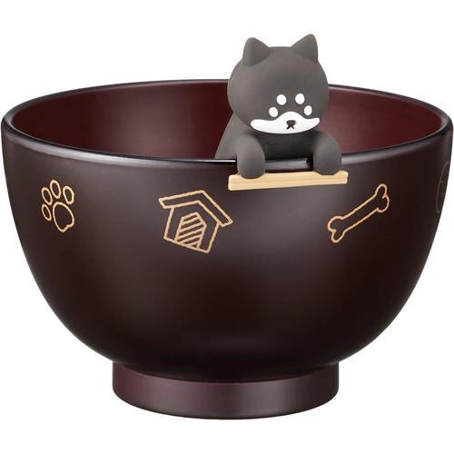 箸置付汁椀 くろしば 2セット