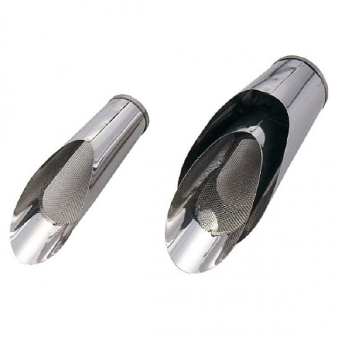 ステンレスアミ付土入れ