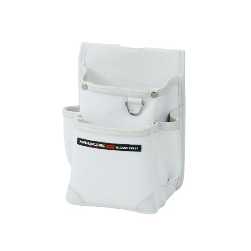 電工用小型腰袋2段WH