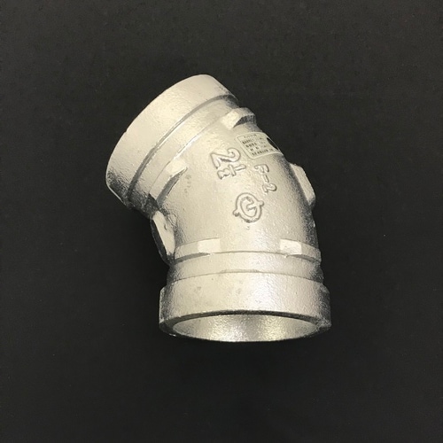 白 トップフィッティング 45°エルボ