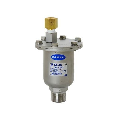 SUS空気抜弁【ストレート型逆止弁付・水道法基準】