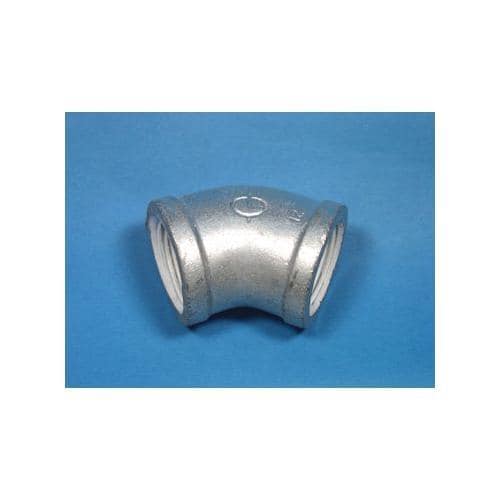 ZD 白 45°エルボ (バンド付)