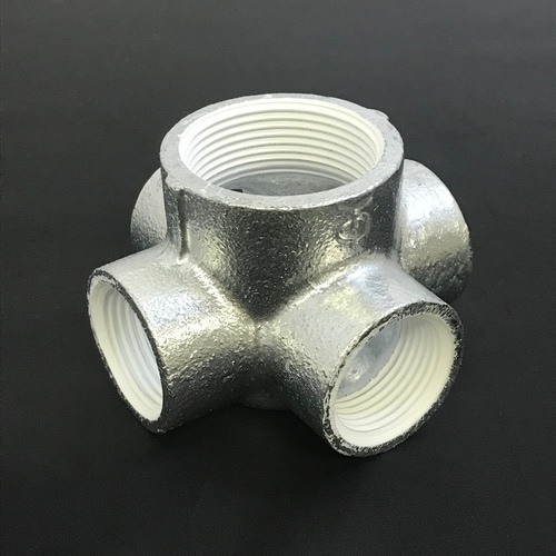 ZD 白 多口継手 四方内ねじ