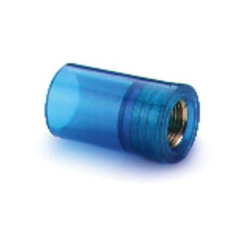 透明ブルー HIインサート水栓ソケット_20X13