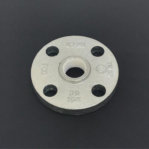 白 10K ZD 鋳鉄製 ねじ込フランジ_32A