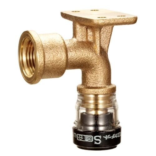 エスロカチットS 台付き給水栓 エルボ 首長