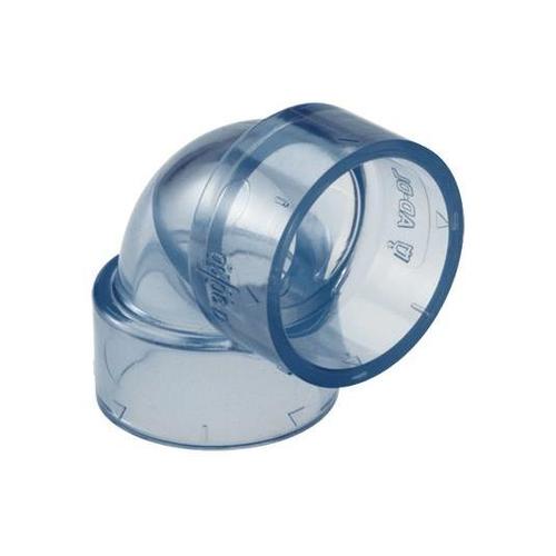 透明 空調ドレン継手 90°エルボ_25