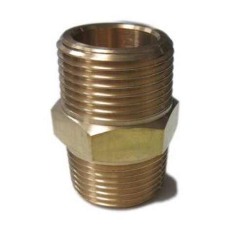 黄銅 角ニップル_20A