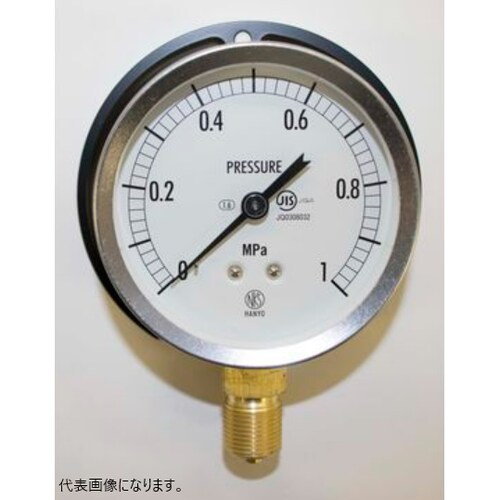 シルバーM 圧力計【B型・Φ75・G3/8B】