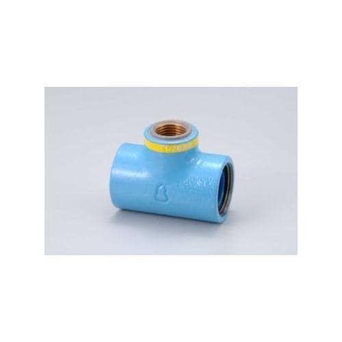 給水栓径違いチーズ 防食ねじ付異種金属接続用ZC形