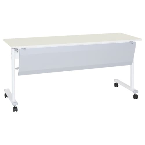 アジャストスタッキングテーブル幕板付ホワイト