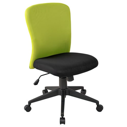 ビジネスチェアSC(肘無)イエローグリーン