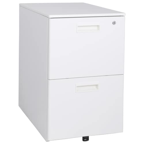 スチール2段ワゴンホワイト