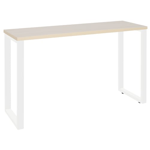 サイドデスクホワイトフレーム*ライトウッド