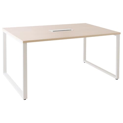 テーブルW1500ホワイト*ライトウッド