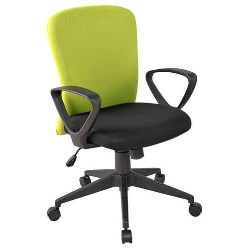 ビジネスチェアSC(肘付)イエローグリーン