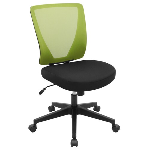 メッシュチェアBR(肘無)イェローグリーン