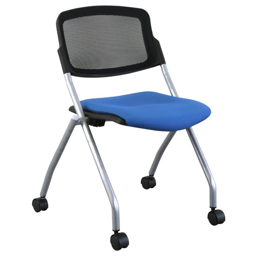 平行スタッキングチェアPT(メッシュ)BK/BL