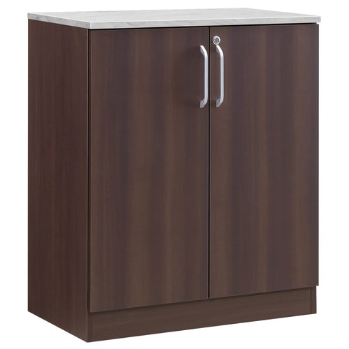 エクティー国産役員用サイドボードマーブルホワイト