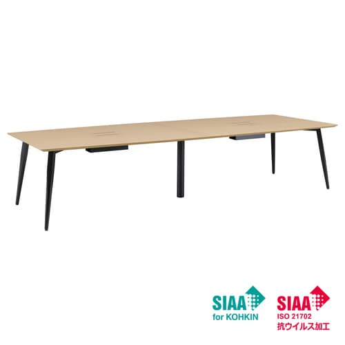 国産高級会議テーブルMKC3600BK×NA